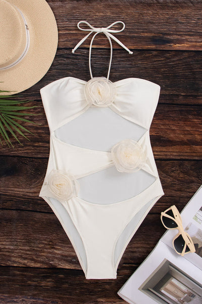 Çiçek Süslemeli Bikini