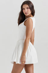 Cupid Pleated Mini Elbise