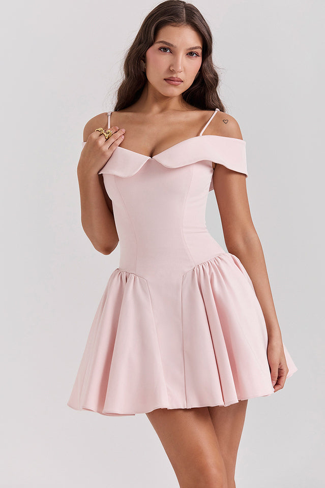 Elida Black Mini Elbise
