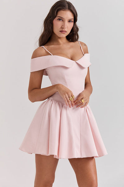 Elida Black Mini Elbise