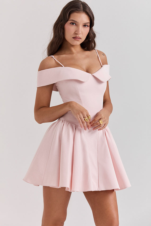 Elida Black Mini Elbise
