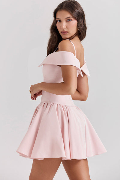 Elida Black Mini Elbise