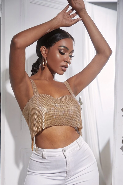 Rhinestone Crop