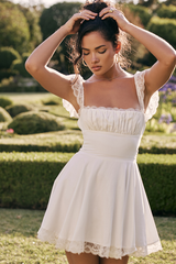 Lace A-Line Mini Elbise